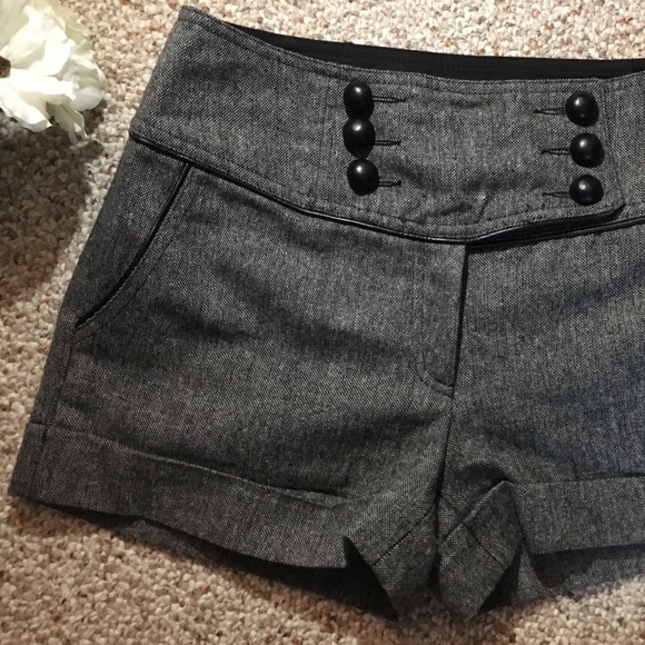 Button Front Cool Weather Shorts - Picture 6 of 7